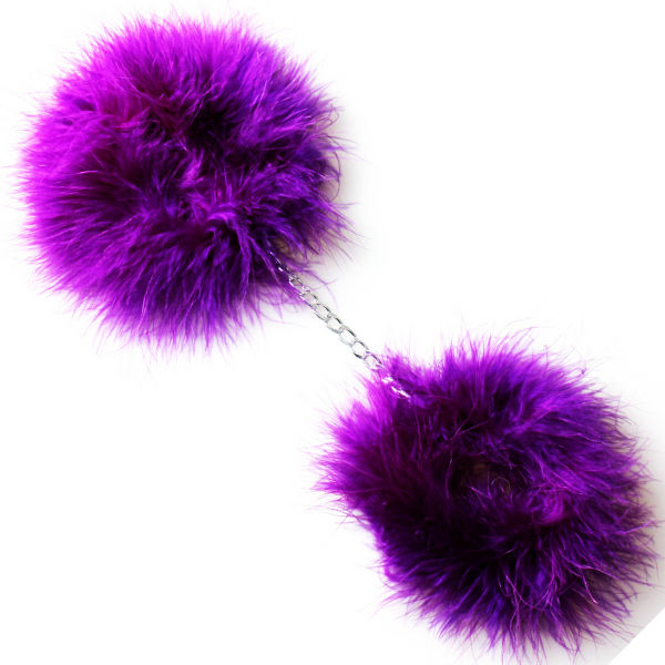 SECRETPLAY - LILA MARABOU-HANDSCHELLEN bei Secret Pulse im Erotikshop