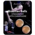 SECRETPLAY - BRASILIANISCHE KUGEL SET ERDBEER UND CHAMPAGNER Set Produktansicht