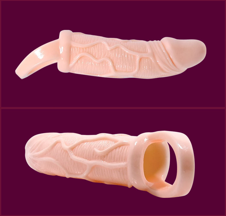 BAILE - PENISVERLNGERUNGSHÜLLE MIT VIBRATION UND GURT FÜR HODEN 13.5 CM – Erotik-Zubehör Bild 3