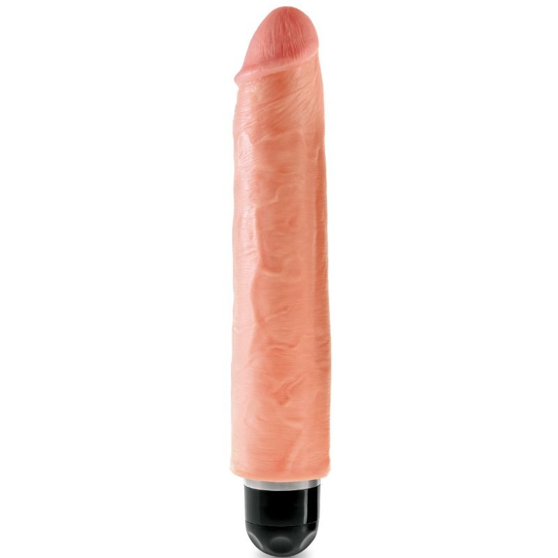KING COCK - STEIFER REALISTISCHER VIBRATOR 25.4 CM NATÜRLICH Vibrator diskret online kaufen