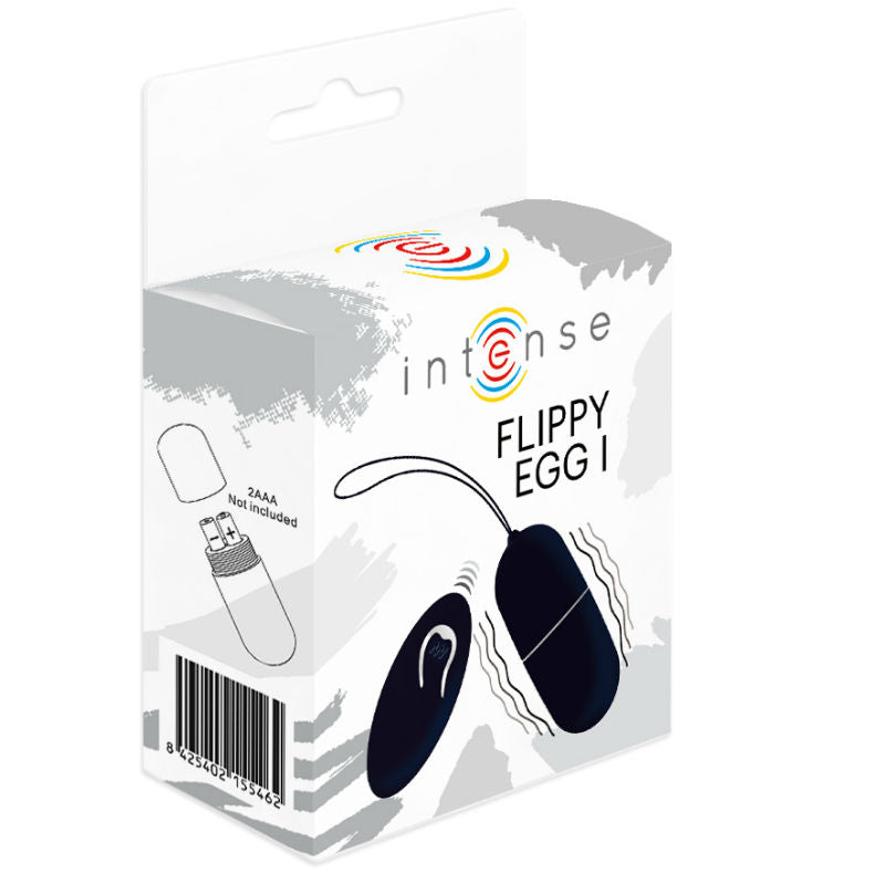 INTENSE - FLIPPY I VIBRIERENDES EI MIT FERNBEDIENUNG SCHWARZ – Vibrator Bild 5