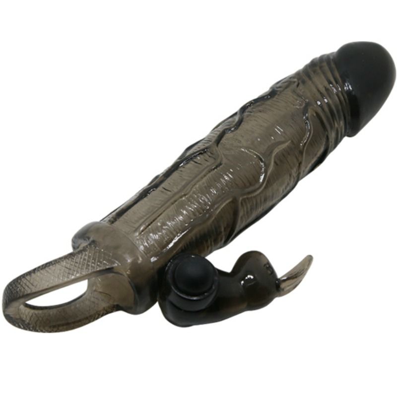 BAILE - BRAVE MAN PENISABDECKUNG MIT KANINCHEN SCHWARZ 16.5 CM – Erotik-Zubehör Bild 4