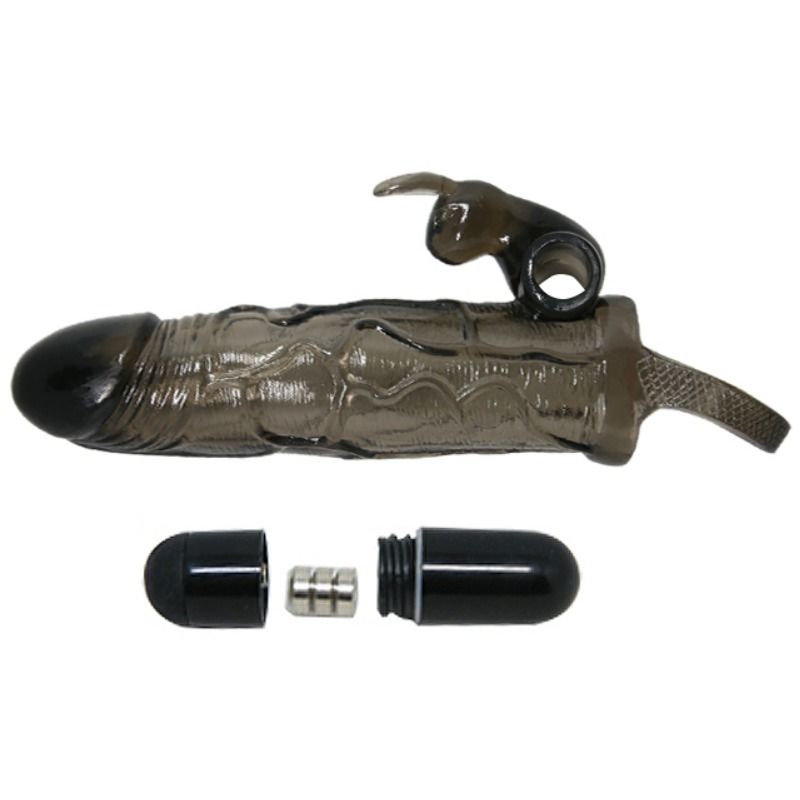 BAILE - BRAVE MAN PENISABDECKUNG MIT KANINCHEN SCHWARZ 16.5 CM – Erotik-Zubehör Bild 7
