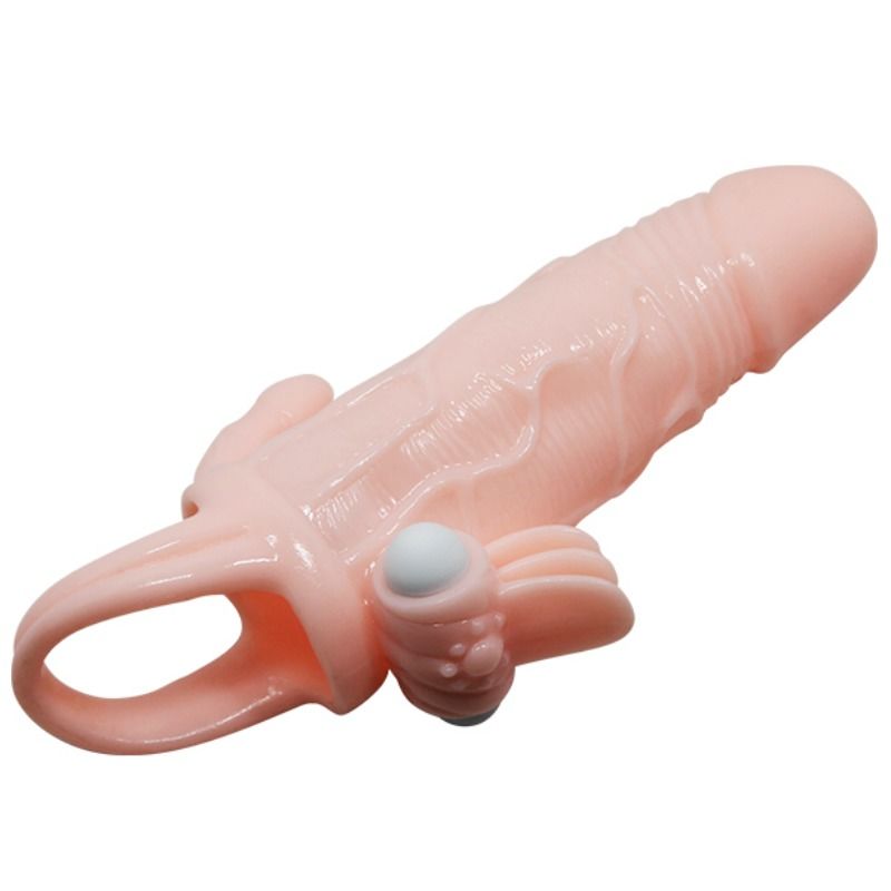 BAILE - BRAVE MAN PENISHÜLLE MIT KLITORIS UND ANALSTIMULATION FLEISCH 16.5 CM hochwertiges Intimtoy