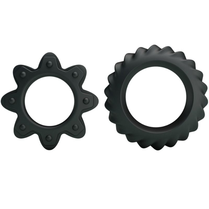 BAILE - KIT 2 RING BLÜHENDE SILIKONRINGE Set Produktansicht