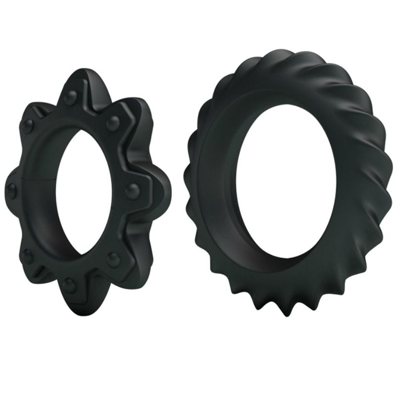 BAILE - KIT 2 RING BLÜHENDE SILIKONRINGE Detailansicht bei Secret Pulse