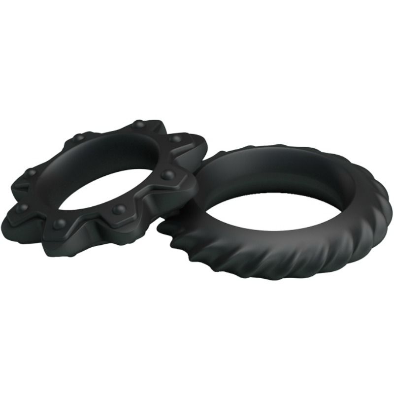 BAILE - KIT 2 RING BLÜHENDE SILIKONRINGE für sinnliche Momente