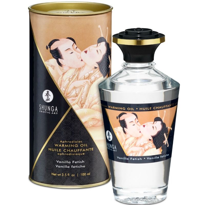 SHUNGA - FETISCH VANILLE-GESCHMACK WÄRMEEFFEKT-MASSAGEÖL 100 ML Massageöl diskret online kaufen