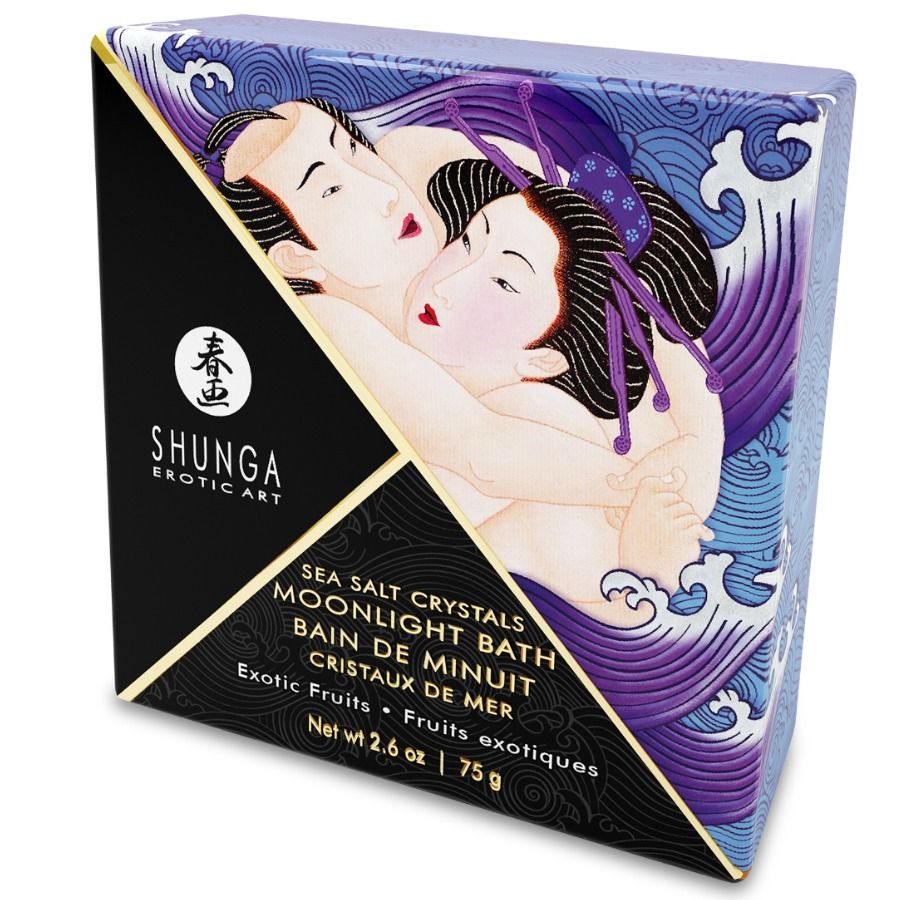 SHUNGA - BADESALZ MIT EXOTISCHEM LILA-GESCHMACK 75 GR – Erotik-Zubehör von SHUNGA