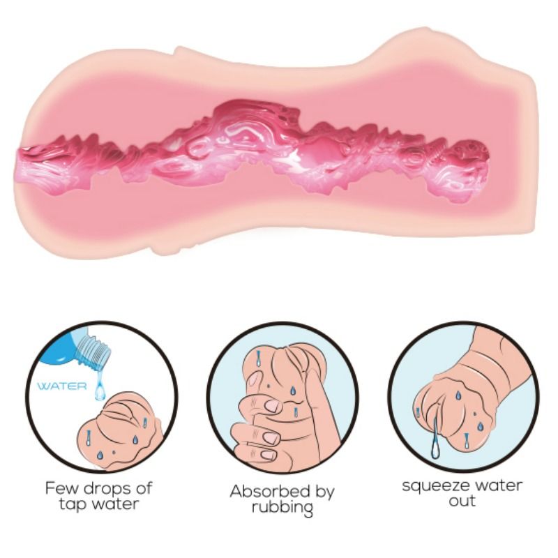 CRAZY BULL - WASSERHAUT VAGINA-MASTURBADOR Produktansicht und Details