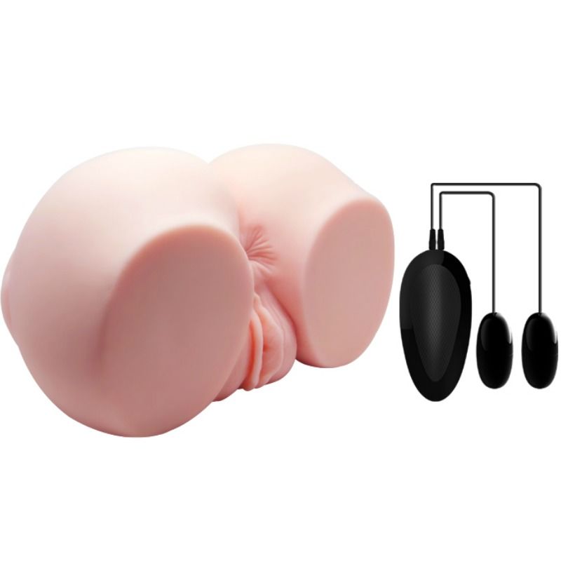 CRAZY BULL - REALISTISCHE VAGINA UND ANUS MIT VIBRATION – automatischer Masturbator Bild 2