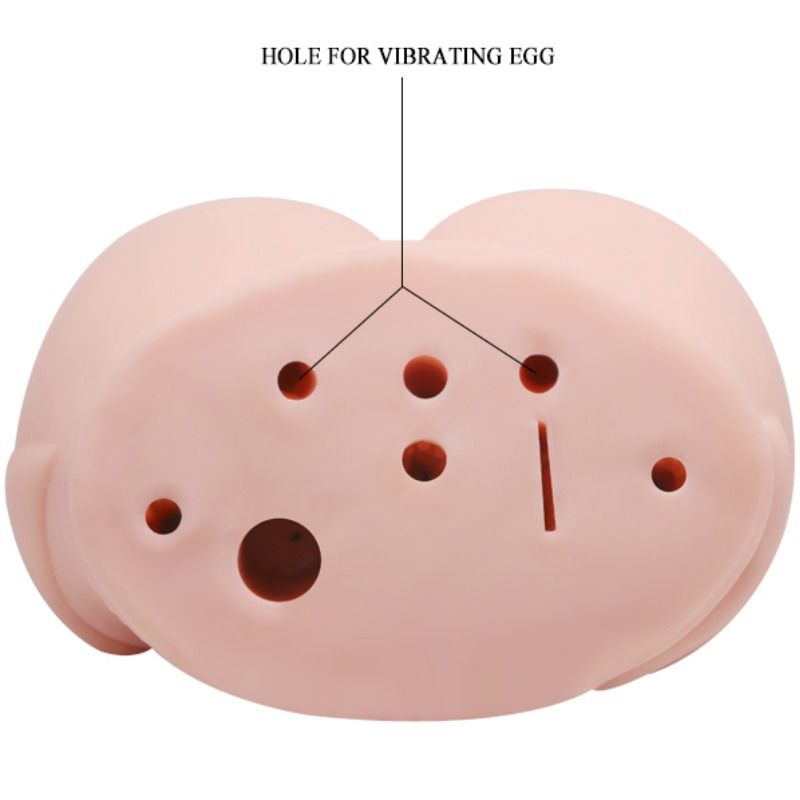 CRAZY BULL - REALISTISCHE VAGINA UND ANUS MIT VIBRATION – automatischer Masturbator Bild 5