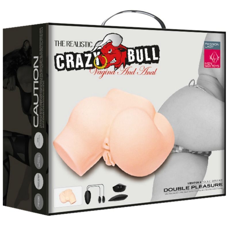 CRAZY BULL - HINTERN MIT REALISTISCHER VAGINA UND ANUS UND VIBRATION – automatischer Masturbator Bild 11