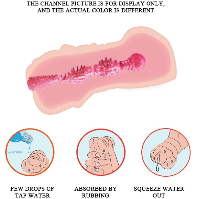 CRAZY BULL - WATER SKIN VAGINA MASTURBADOR MIT VIBRIERENDEN KUGELN automatischer Masturbator diskret online kaufen