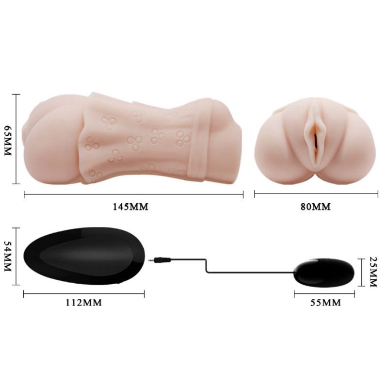 CRAZY BULL - WATER SKIN VAGINA MASTURBADOR MIT VIBRIERENDER BULLET 2 automatischer Masturbator diskret online kaufen