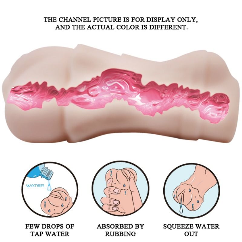 CRAZY BULL - WATER SKIN VAGINA MASTURBADOR MIT VIBRIERENDER BULLET 2 Produktansicht und Details