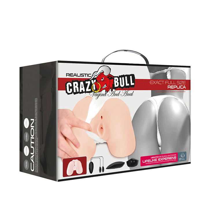 CRAZY BULL - REALISTISCHE VAGINA UND ANUS MIT VIBRATIONSPOSITION 5 – automatischer Masturbator Bild 8