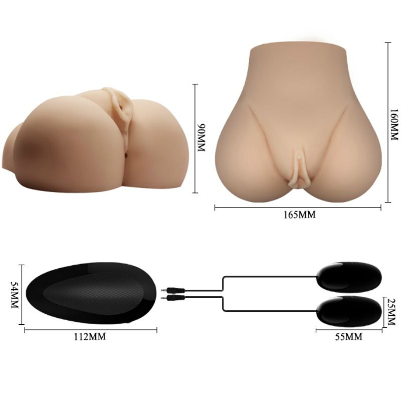 CRAZY BULL - REALISTISCHE VAGINA UND ANUS MIT VIBRATIONSPOSITION 7 – automatischer Masturbator Bild 9