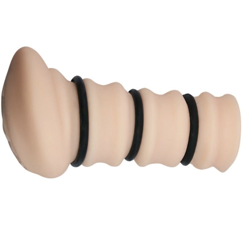 CRAZY BULL - MASTURBADOR MIT RINGEN VAGINA MODELL 2 Produktansicht und Details