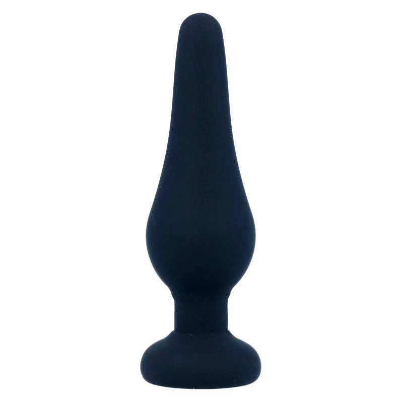INTENSE - ANALPLUG PIPO S SCHWARZES SILIKON 9,8 CM Produktansicht und Details