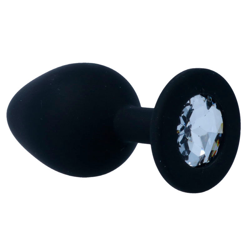 INTENSE SHELKI M Anal Plug Schwarz – Seidig-weiches Silikon, Wasserdicht bei Secret Pulse im Erotikshop