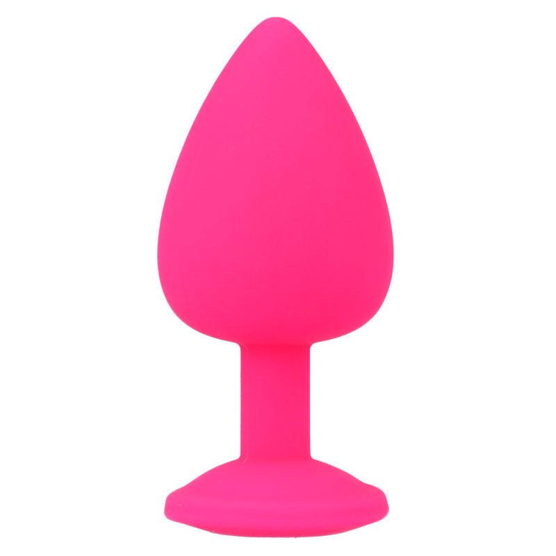 INTENSE SHELKI L Anal Plug Fuchsia – Seidig-weiches Silikon, Wasserdicht bei Secret Pulse im Erotikshop