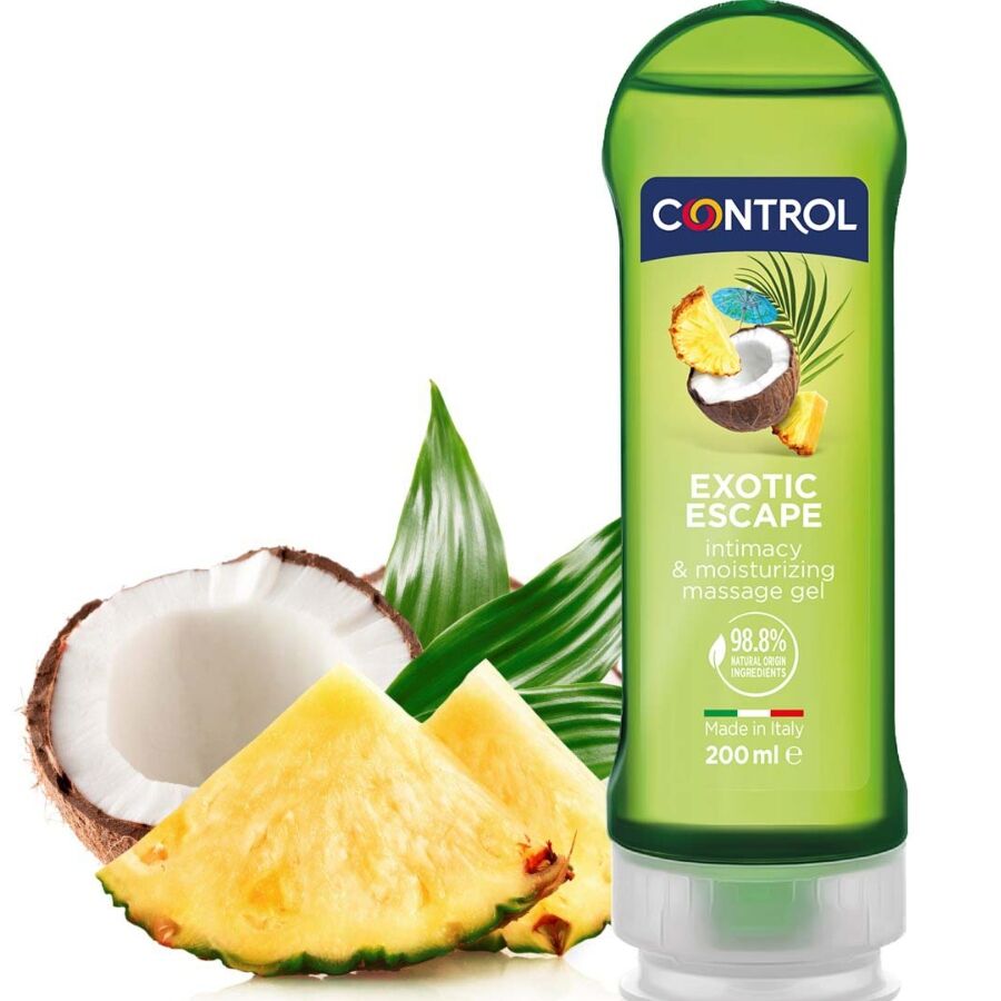 CONTROL - 2 EN 1 MASSAGE & VERGNÜGEN EXOTISCH 200 ML – Erotik-Zubehör Bild 1