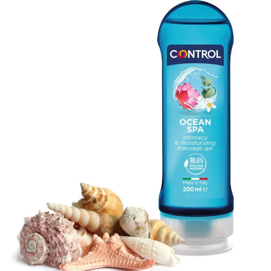 CONTROL - 2 EN 1 MASSAGE & VERGNÜGEN MITTELMEER 200 ML – Erotik-Zubehör Bild 1