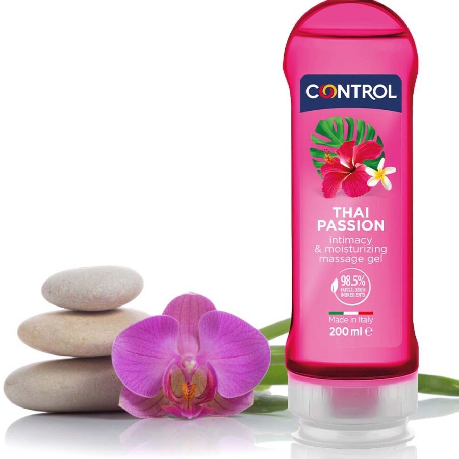 CONTROL - 2 EN 1 MASSAGE & VERGNÜGEN THAI PASSION 200 ML – Erotik-Zubehör Bild 1
