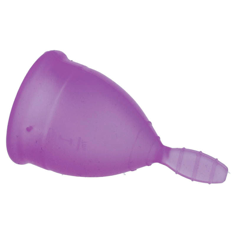 NINA KIKÍ - MENSTRUAL CUP LILA - GRÖSSE S – Intimhygiene Bild 2