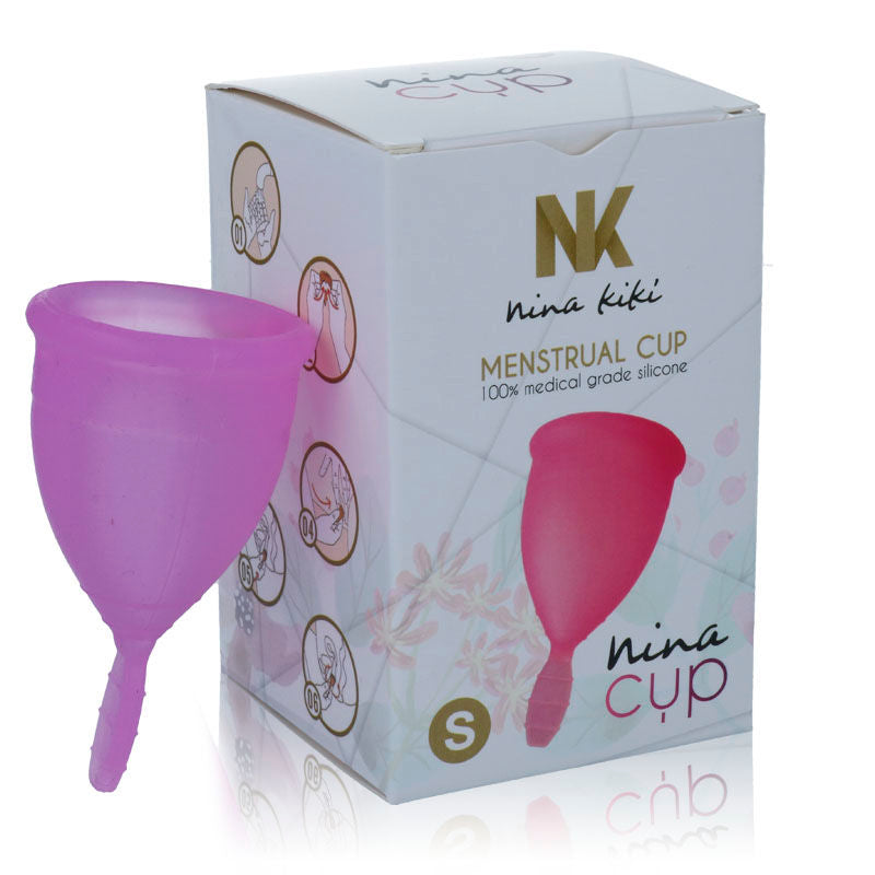 NINA KIKÍ - MENSTRUAL CUP LILA - GRÖSSE S – Intimhygiene Bild 3