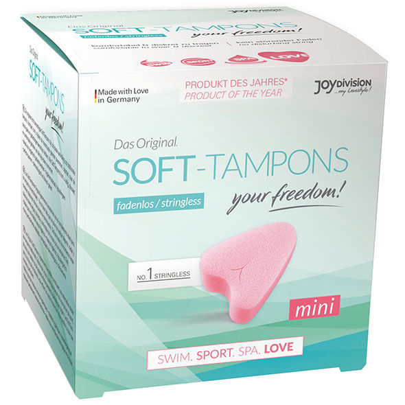 JOYDIVISION SOFT-TAMPONS - ORIGINAL WEICHE TAMPONS MINI 3 UDS – Intimhygiene Bild 1