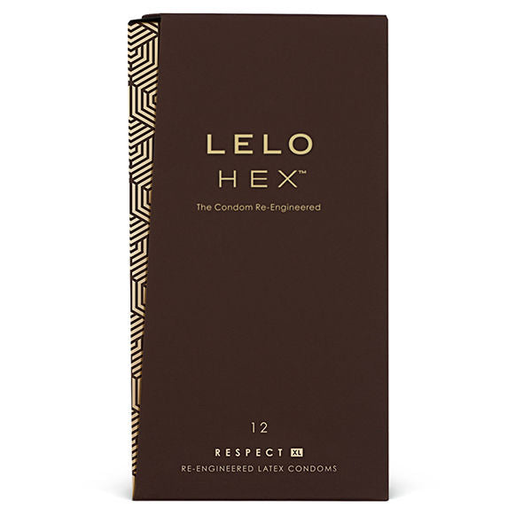 LELO HEX Respect XL Kondome 12er-Pack – 58 mm, ultradünn & leicht geschmiert Kondome diskret online kaufen