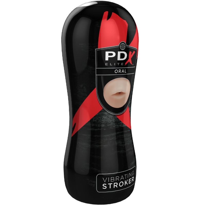 PDX ELITE - VIBRIERENDER ORAL-STROKER Produktansicht und Details