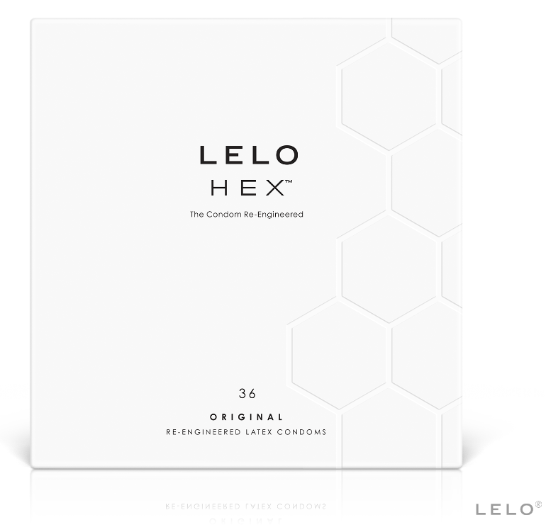 LELO - HEX KONDOMBOX 36 EINHEITEN Kondom-Set Produktansicht
