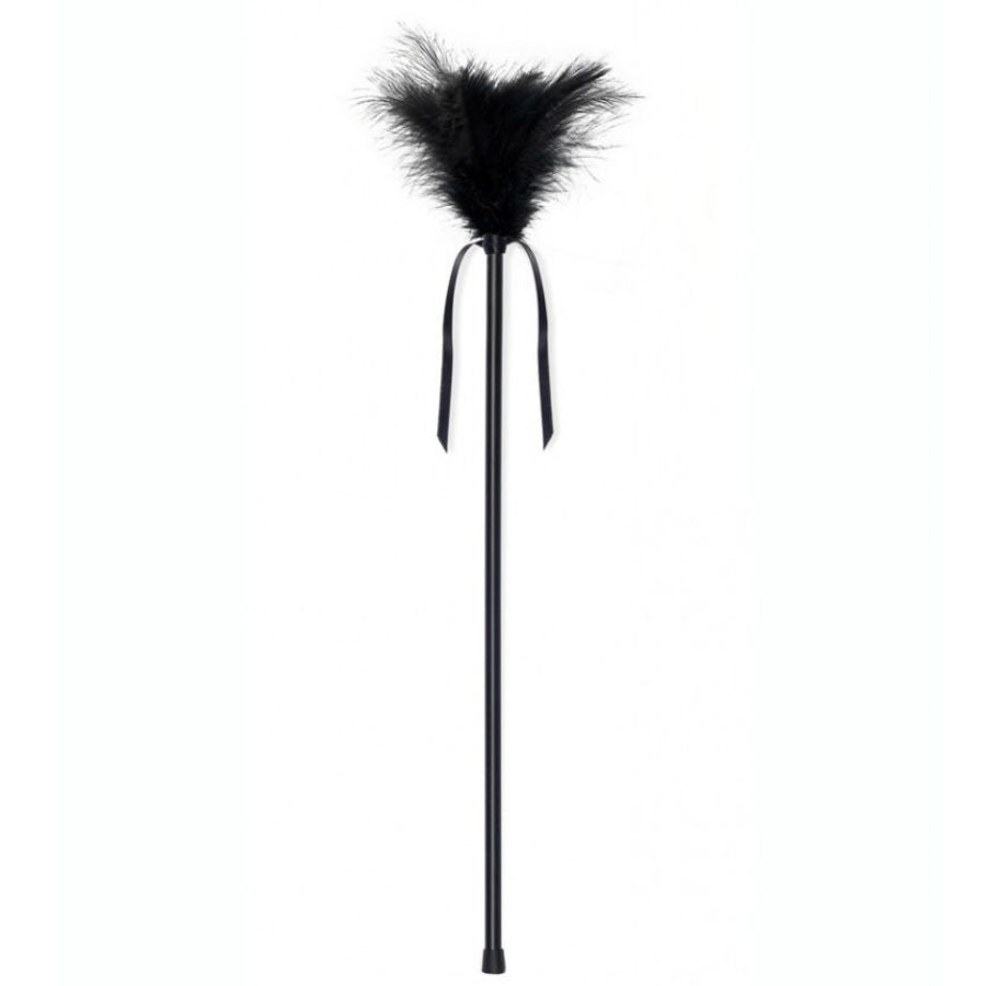 SecretPlay Schwarze Federn 40 cm – Kitzelfeder & Bondage-Accessoire | Secret Pulse bei Secret Pulse im Erotikshop