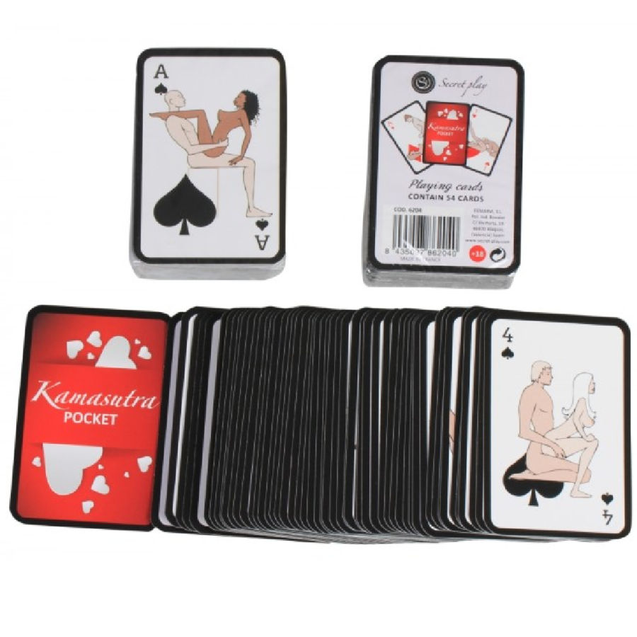 SECRETPLAY - POCKET KAMASUTRA SPIELKARTEN (ES/EN/PT/IT/FR/DE) – Erotikspiel von SECRETPLAY