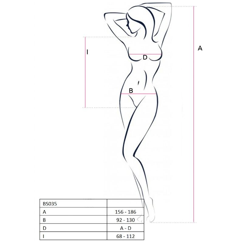 PASSION - WOMAN BS035 ROTER BODYSTOCKING, EINE GRÖSSE Detailansicht bei Secret Pulse