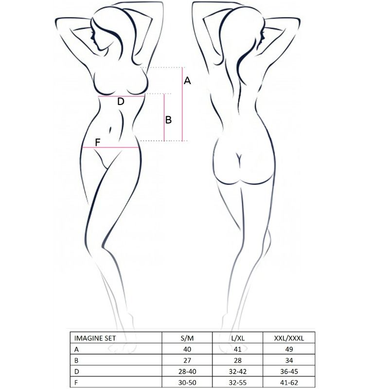 PASSION - WOMAN IMAGINE SET GRÖSSE S/M Dessous-Set diskret online kaufen