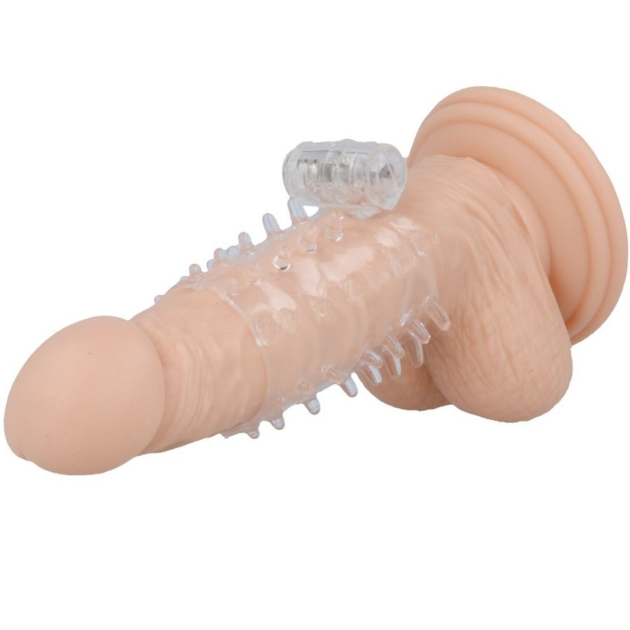 CASUAL LOVE - RING TRANSPARENT VIBRATOR PENIS COVER für intensive Stimulation und Self-Love