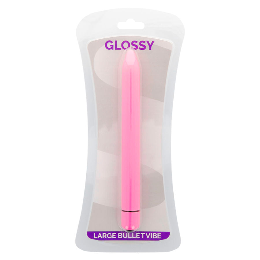 GLOSSY - SCHLANKER VIBRATOR DEEP ROSE Produktansicht und Details