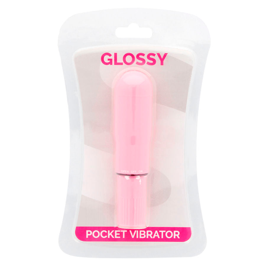 GLOSSY - TASCHENVIBRATOR ROSA Produktansicht und Details