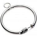 METAL HARD Halskette mit Kombinationsverschluss – Rostfreies Metall, Ring 13,5 cm | Secret Pulse – Erotik-Schmuck Bild 1