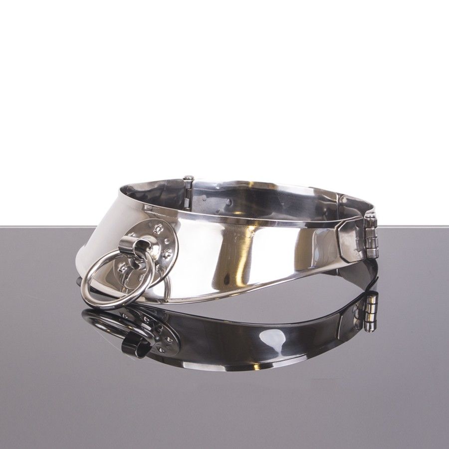 METAL HARD - RÜCKHALTEHALSBAND MIT RING Produktansicht und Details