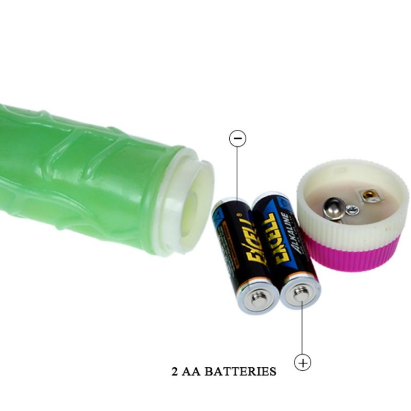 BAILE - WELLEN DES VERGNÜGENS VIBRATOR 23 CM GRÜN Produktansicht und Details