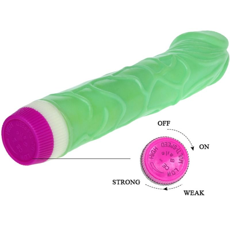 BAILE - WELLEN DES VERGNÜGENS VIBRATOR 23 CM GRÜN hochwertiges Sextoy bei Secret Pulse