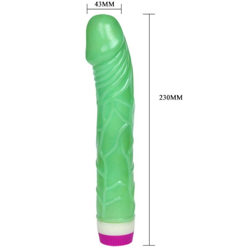BAILE - WELLEN DES VERGNÜGENS VIBRATOR 23 CM GRÜN für intensive Stimulation und Self-Love