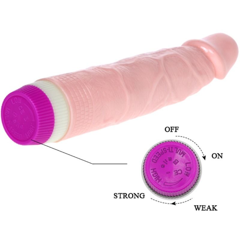 BAILE - REALISTISCHER VIBRATOR FÜR ANFNGER 21.5 CM Produktansicht und Details