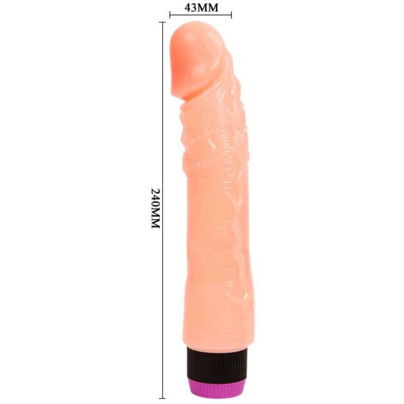 BAILE - NATÜRLICHER FLEXIBLER REALISTISCHER VIBRATOR 24 CM für sinnliche Momente allein oder zu zweit
