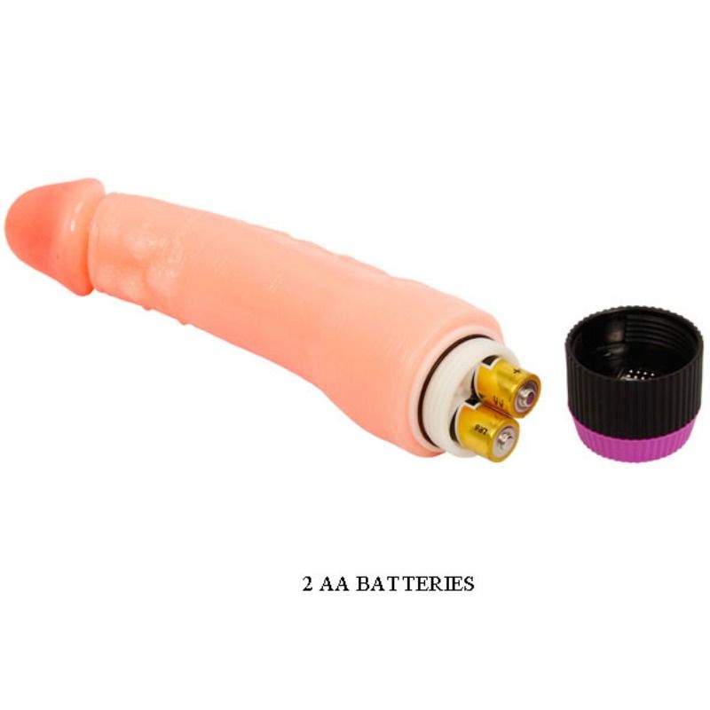 BAILE - NATÜRLICHER FLEXIBLER REALISTISCHER VIBRATOR 24 CM Produktansicht und Details